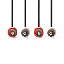 Nedis CAGL24200BK30 câble audio 3 m 2 x RCA Noir