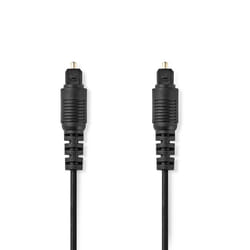 Nedis CAGL25000BK20 câble audio 2 m Toslink Noir
