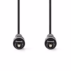 Nedis CAGL25000BK20 câble audio 2 m Toslink Noir