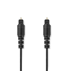 Nedis CAGL25000BK30 câble audio 3 m TOSLINK Noir