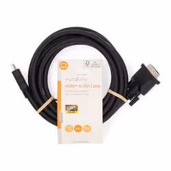 Nedis CCGL34800BK30 câble vidéo et adaptateur 3 m HDMI Type A (Standard) DVI-D Noir