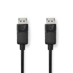 Nedis CCGL37010BK20 câble vidéo et adaptateur 2 m DisplayPort Noir