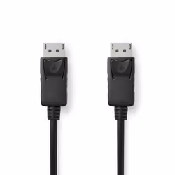 Nedis CCGL37010BK30, 3 m, DisplayPort, DisplayPort, Mâle, Mâle, 3840 x 2160 pixels