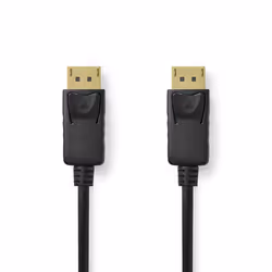 Nedis CCGL37014BK20, 2 m, DisplayPort, DisplayPort, Mâle, Mâle, 7680 x 4320 pixels