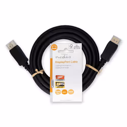 Nedis CCGL37014BK30 câble DisplayPort 3 m Noir