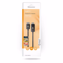Nedis CCGB37108BK18 câble vidéo et adaptateur 1,8 m DisplayPort HDMI Noir