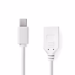 Nedis CCGB37450WT02, 0,2 m, Mini DisplayPort, DisplayPort, Mâle, Femelle, 3840 x 2160 pixels