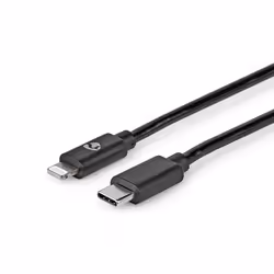 Nedis CCGL39650BK10 câble Lightning 1 m Noir