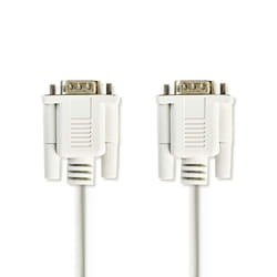 Nedis CCGL52000IV20 câble Série Ivoire 2 m DB-9