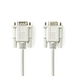 Nedis CCGL52010IV20 câble VGA 2 m VGA (D-Sub) Ivoire