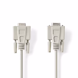 Nedis CCGL52010IV50, 5 m, D-SUB 9-Pin, D-SUB 9-Pin, Droit, Droit, Mâle/Femelle