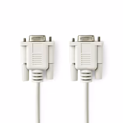 Nedis CCGL52055IV20, 2 m, VGA (D-Sub), VGA (D-Sub), Femelle, Femelle, Ivoire