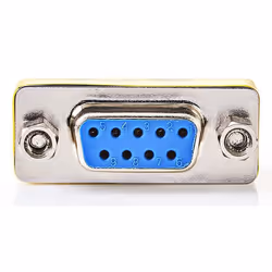 Nedis CCGB52810ME connecteur de fils D-SUB Bleu, Argent