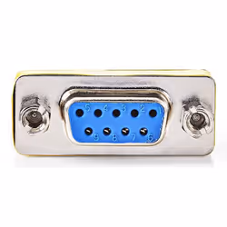 Nedis CCGB52810ME connecteur de fils D-SUB Bleu, Argent