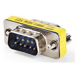Nedis CCGB52811ME connecteur de fils D-SUB Bleu, Argent
