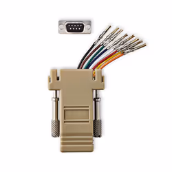 Nedis CCGB52820IV, Ivoire, DB-9, RJ-45, Femelle, Femelle, Droit