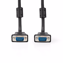 Nedis CCGL59000BK20 câble VGA 2 m VGA (D-Sub) Noir