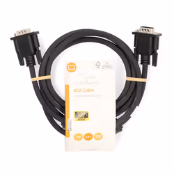Nedis CCGL59000BK20 câble VGA 2 m VGA (D-Sub) Noir
