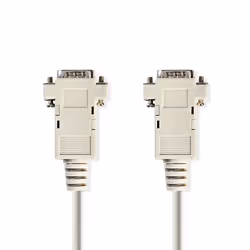 Nedis CCGL59001IV20, 2 m, Mini-VGA, Mini-VGA, Mâle, Mâle, Ivoire