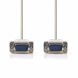Nedis CCGL59001IV20 câble VGA 2 m Mini-VGA Ivoire