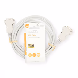 Nedis CCGL59001IV20 câble VGA 2 m Mini-VGA Ivoire
