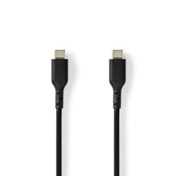 Nedis CCGL60710BK20 câble USB USB 2.0 2 m USB C Noir