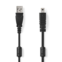 Nedis CCGL60810BK20 câble d'appareil photo 2 m Noir