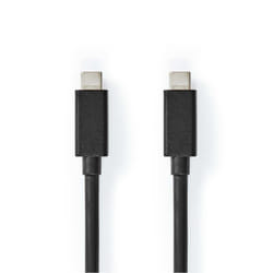 Nedis CCGB64020BK20 câble USB 2 m USB 3.2 Gen 2 (3.1 Gen 2) USB C Noir