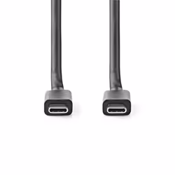 Nedis CCGB64020BK20 câble USB 2 m USB 3.2 Gen 2 (3.1 Gen 2) USB C Noir