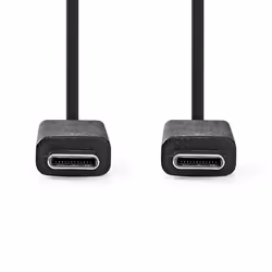 Nedis CCGL64750BK10 câble USB 1 m USB 3.2 Gen 2 (3.1 Gen 2) USB C Noir