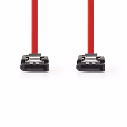 Nedis CCGB73150RD05, 0,5 m, SATA I, SATA 7-pin, SATA 7-pin, Femelle/Femelle, Rouge