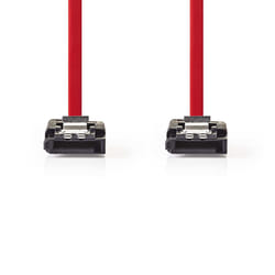 Nedis CCGB73150RD05 câble SATA 0,5 m SATA 7-pin Rouge