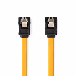 Nedis CCGB73250YE10, 1 m, SATA I, SATA 7-pin, SATA 7-pin, Femelle/Femelle, Jaune
