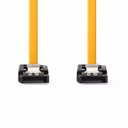 Nedis CCGB73250YE10 câble SATA 1 m SATA 7-pin Jaune