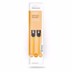 Nedis CCGB73250YE10 câble SATA 1 m SATA 7-pin Jaune