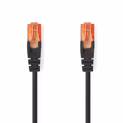 Nedis CCGL85200BK30, 3 m, Cat6, U/UTP (UTP), RJ-45, RJ-45