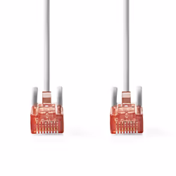 Nedis CCGL85200GY100 câble de réseau Gris 10 m Cat6 U/UTP (UTP)
