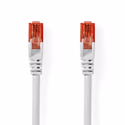 Nedis CCGL85200WT10, 1 m, Cat6, U/UTP (UTP), RJ-45, RJ-45