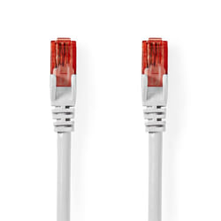 Nedis CCGL85200WT10 câble de réseau Blanc 1 m Cat6 U/UTP (UTP)