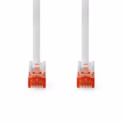Nedis CCGL85200WT10 câble de réseau Blanc 1 m Cat6 U/UTP (UTP)