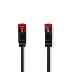 Nedis CCGL85215BK20 câble de réseau Noir 2 m Cat6 U/UTP (UTP)