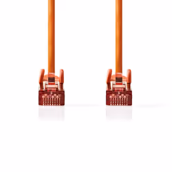 Nedis CCGL85221OG05 câble de réseau Orange 0,5 m Cat6 S/FTP (S-STP)