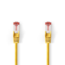 Nedis CCGL85221YE015 câble de réseau Jaune 0,15 m Cat6 S/FTP (S-STP)
