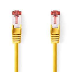 Nedis CCGL85221YE05 câble de réseau Jaune 0,5 m Cat6 S/FTP (S-STP)