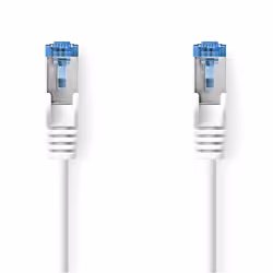 Nedis CCGB85330WT025, 0,25 m, Cat6a, S/FTP (S-STP), RJ-45, RJ-45, Blanc
