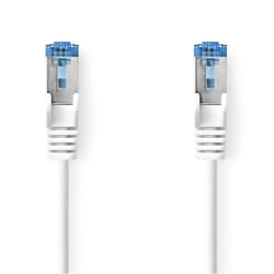 Nedis CCGB85330WT025 câble de réseau Blanc 0,25 m Cat6a S/FTP (S-STP)