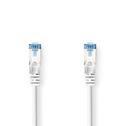 Nedis CCGL85330WT05 câble de réseau Blanc 0,5 m Cat6a S/FTP (S-STP)
