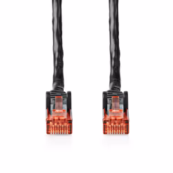 Nedis CCGL85900BK500 câble de réseau Noir 50 m Cat6 U/UTP (UTP)
