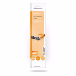Nedis CCGB85901BK03 câble de réseau Noir, Orange 0,3 m Cat5e U/UTP (UTP)