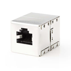 Nedis CCGB89001ME changeur de genre de câble RJ45 Acier